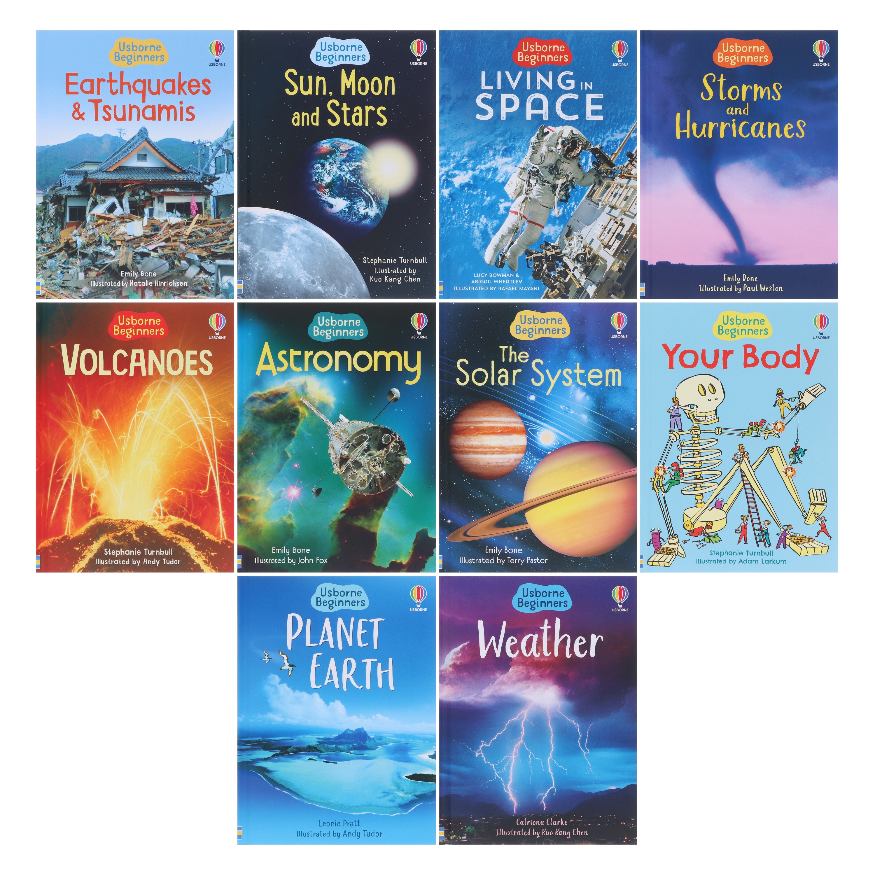 Usborne Beginners Science 10 Books Collection Set - Ages 4-10