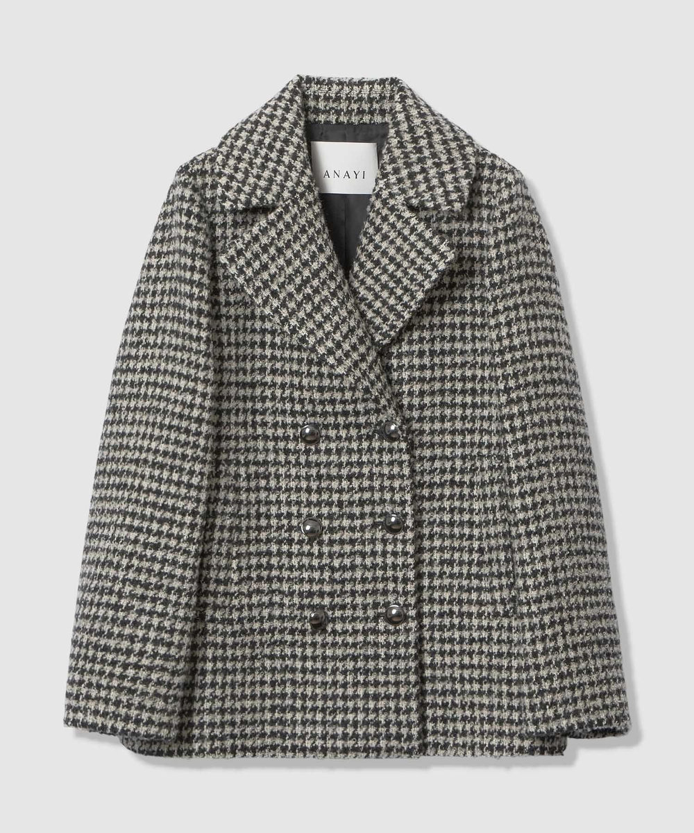 ループ千鳥ツイードPコート|ANAYI OFFICIAL ONLINE STORE｜アナイ 公式