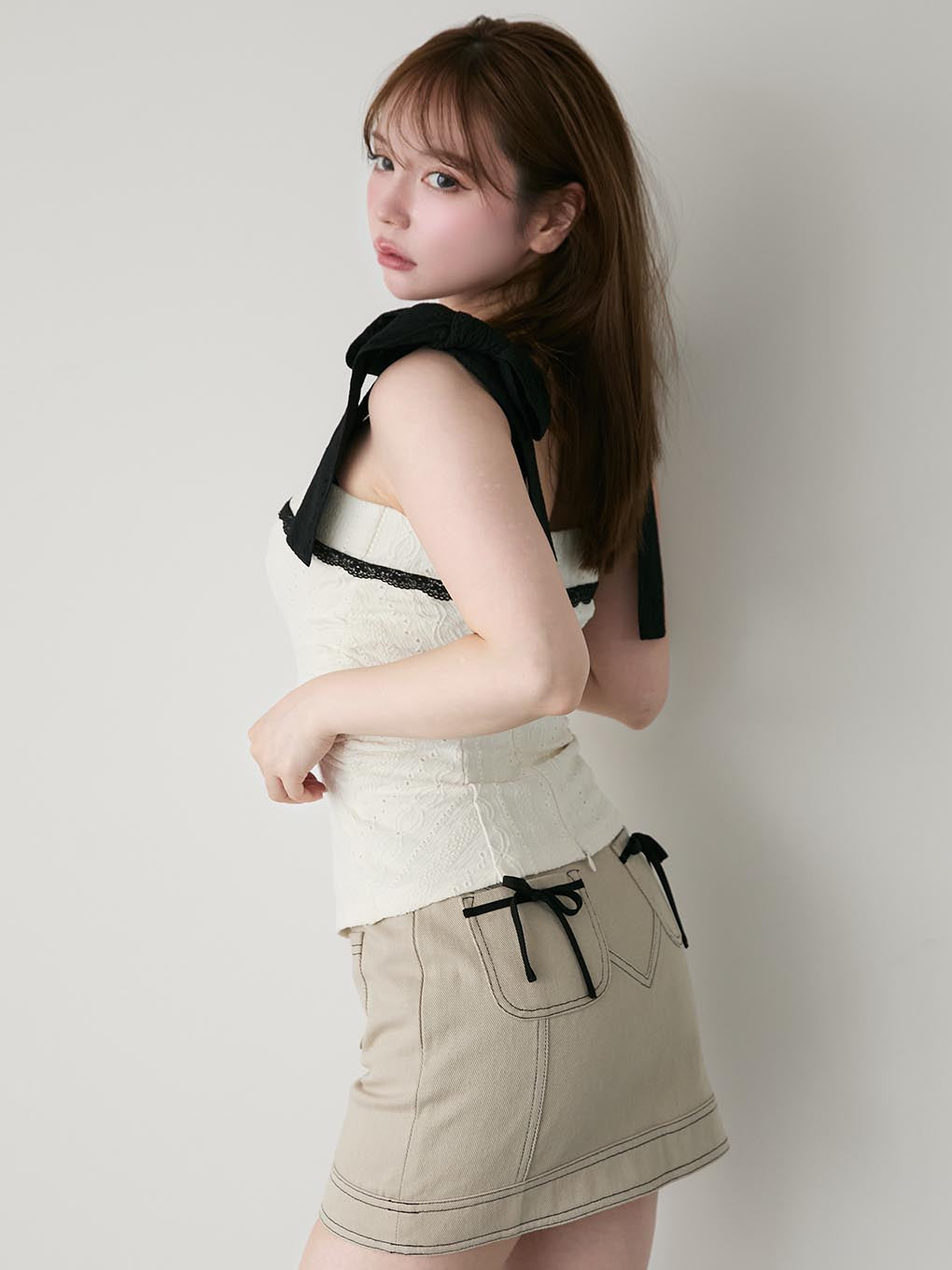 ANDMARY】Samantha ribbon tops