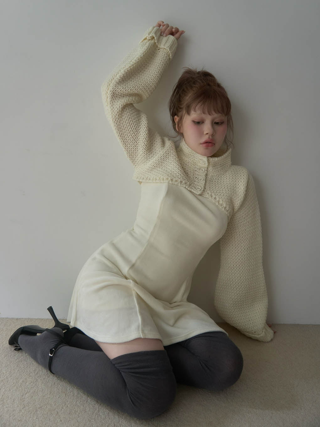 ANDMARY】Zoey velour set dress