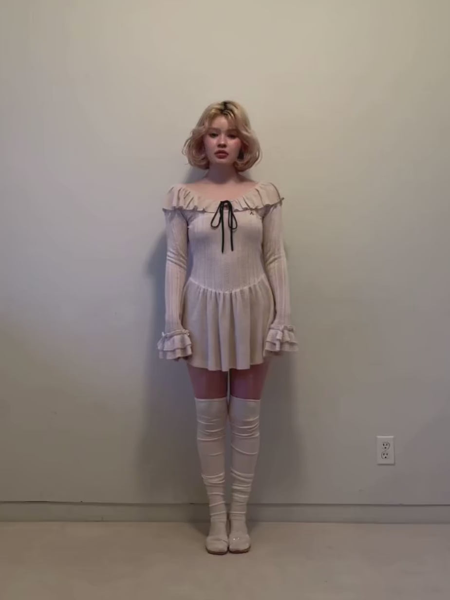 Hana knit mini dress