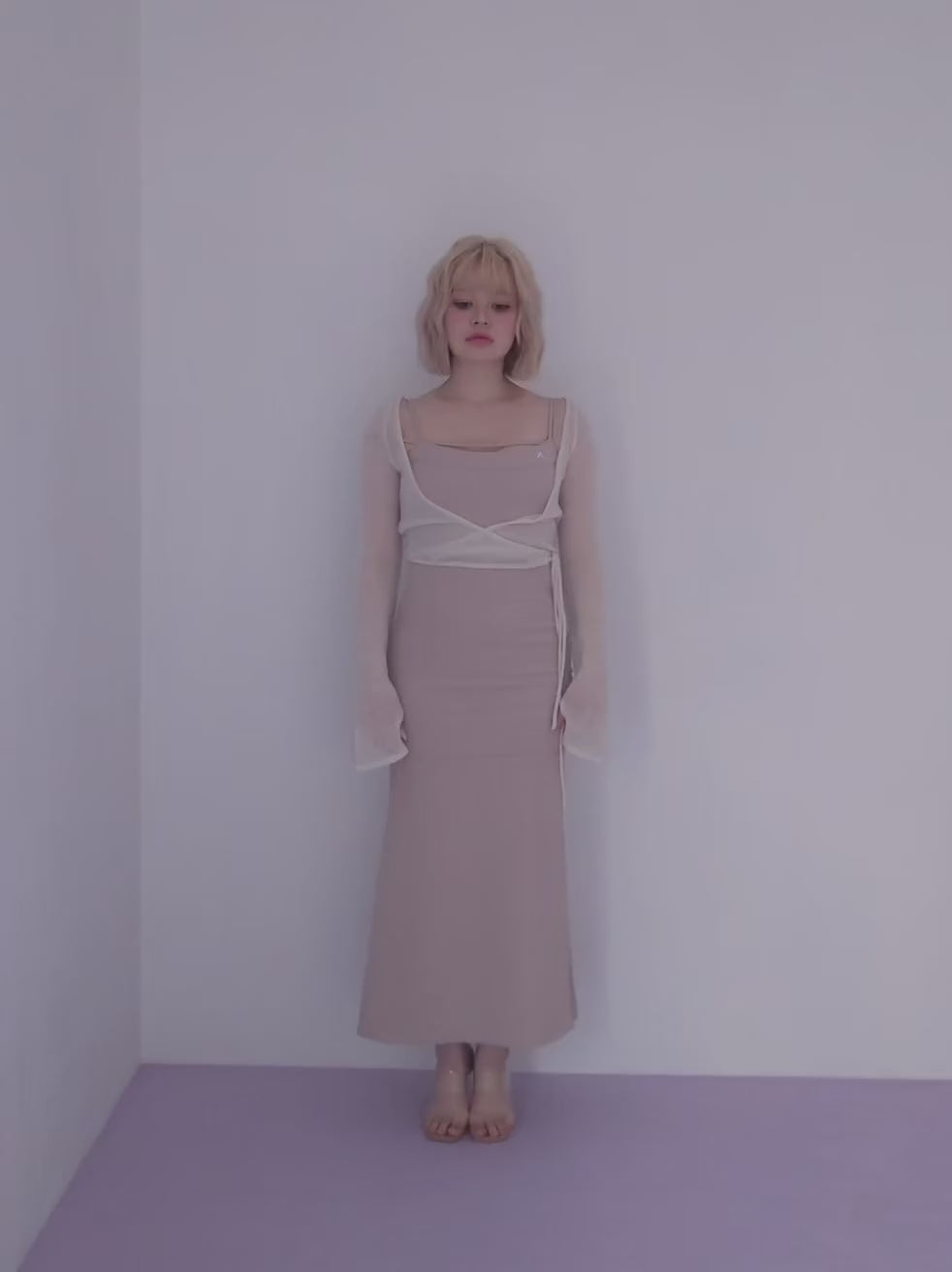 ANDMARY】Clair knit set dress