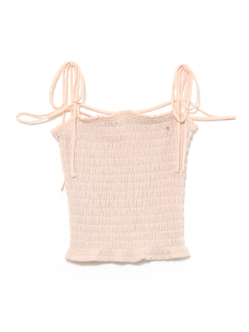 ANDMARY】Shirring ribbon camisole