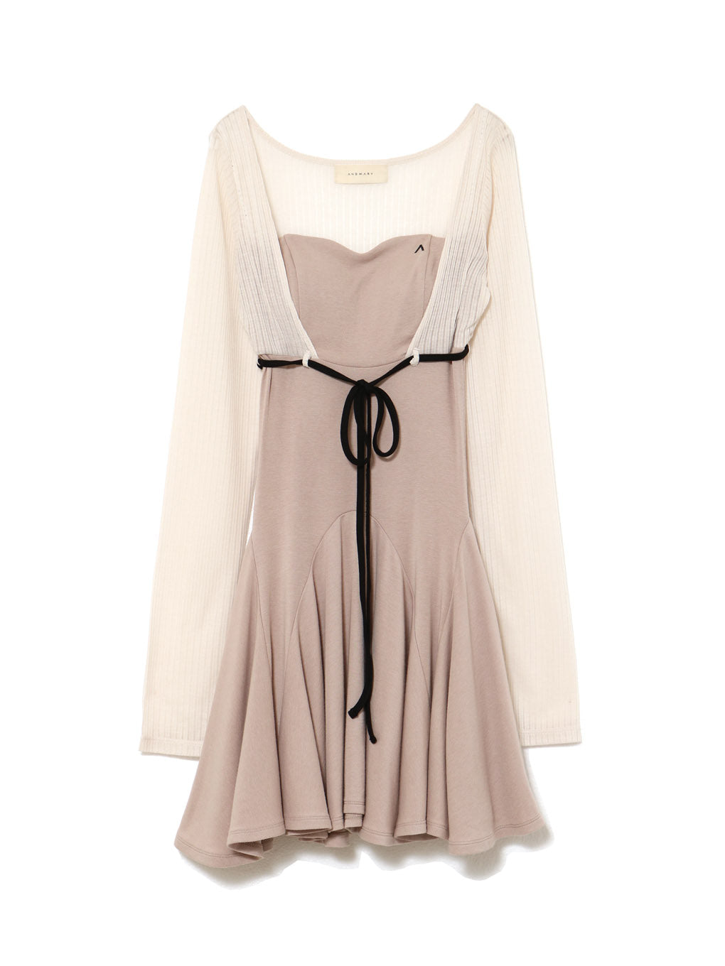 ANDMARY】Lona ribbon mini dress
