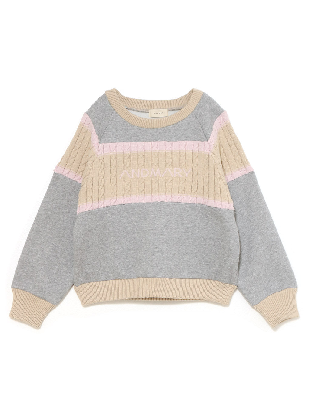 ANDMARY】Logo loose sweat