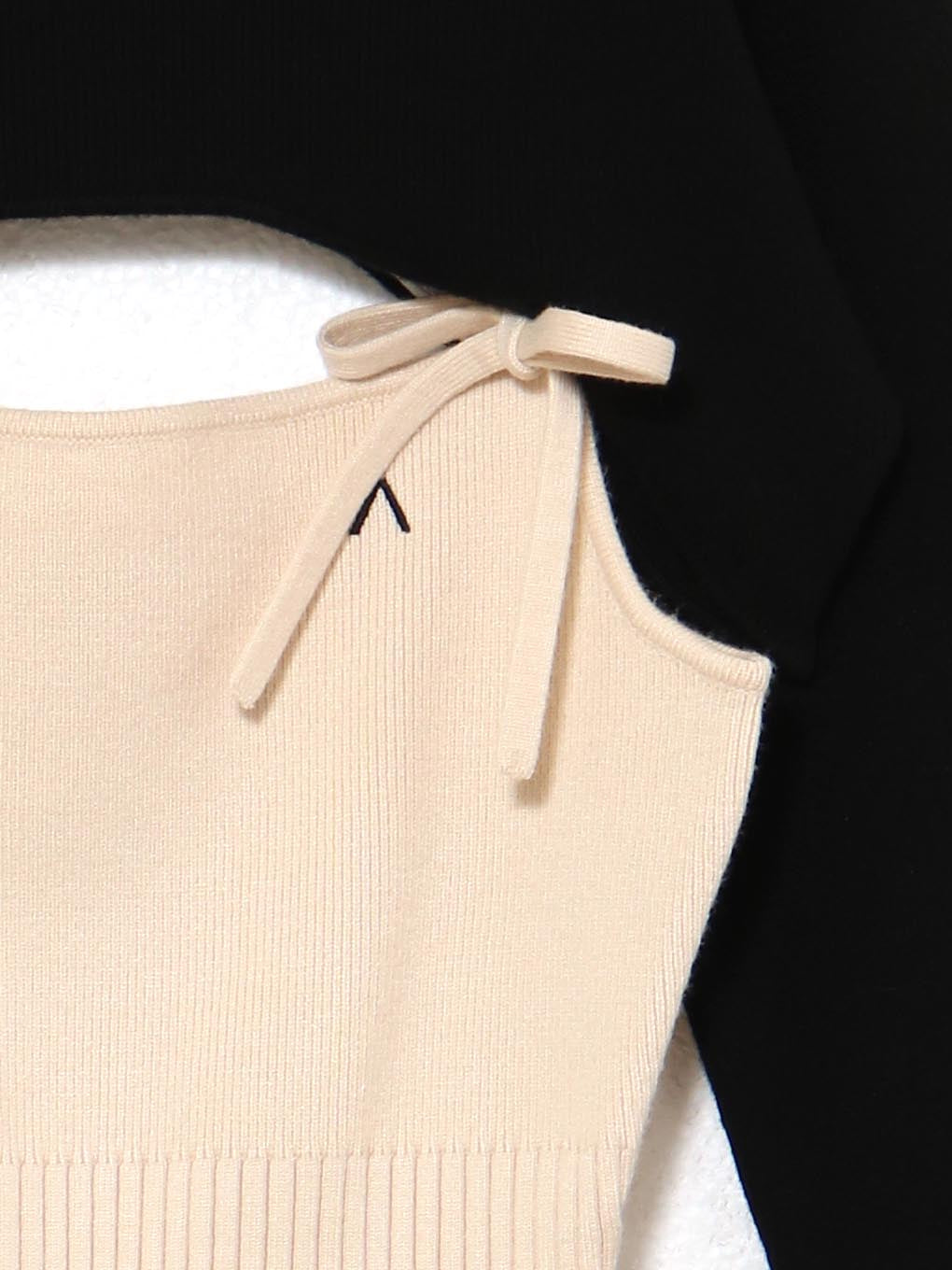 ANDMARY】Bebe ribbon set tops