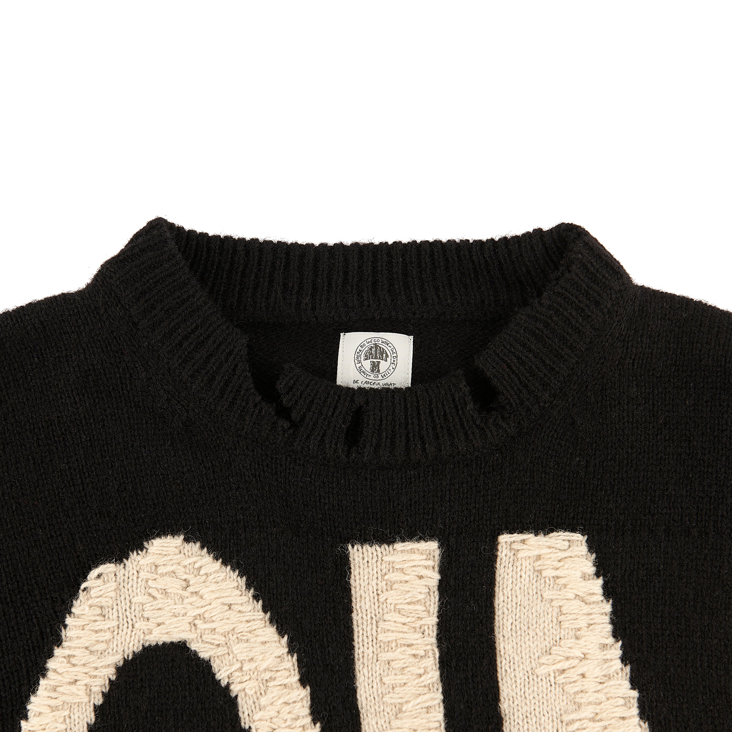 SAINT MICHAEL WOOL SWEATER ( SIN ) / Saint Michael – ANEX -KOBE-
