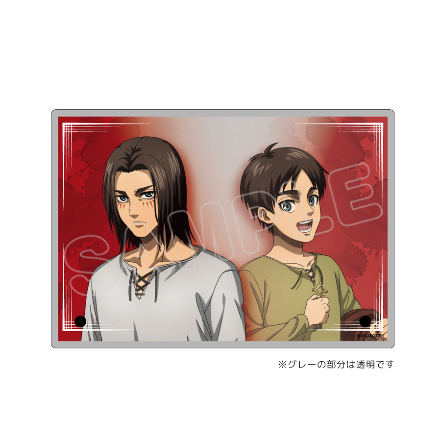 進撃の巨人 エレン オンライン展覧会 メモリアルプレート 進撃の巨人