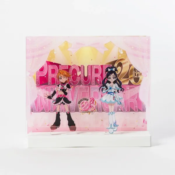 プリキュア20周年を記念して、飾れるアクリルボードセットが登場です
