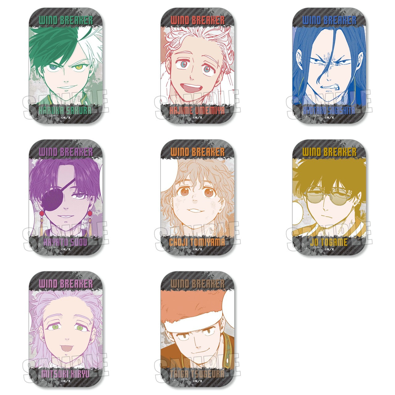 WIND BREAKER』トレーディングスクエア缶バッジ BOX – Anime Store JP