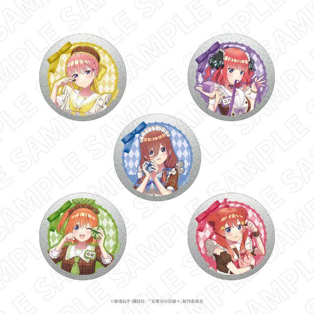 五等分の花嫁＊」五つ子がチョコレートテーマの衣装姿でグッズ化