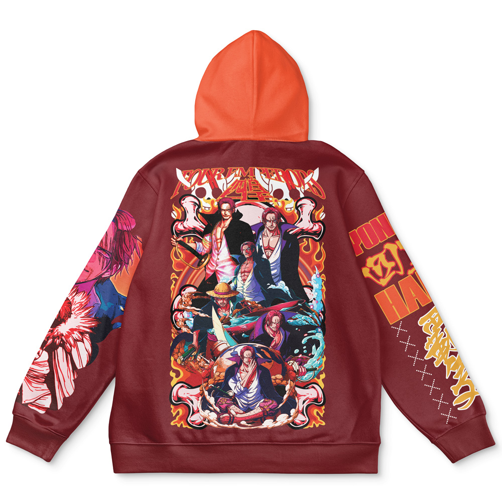 Shanks V3 One Piece Streetwear Hoodie | Anime Ape