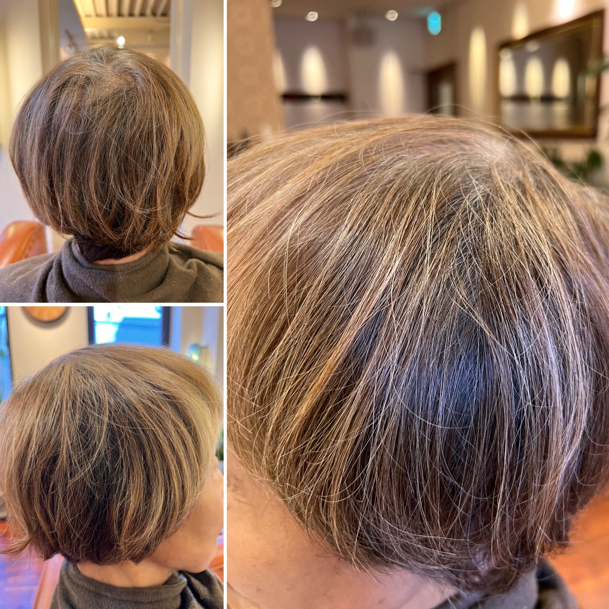 イルミナカラーサンセット70代のお客様 | 大阪市西区新町美容院 水素