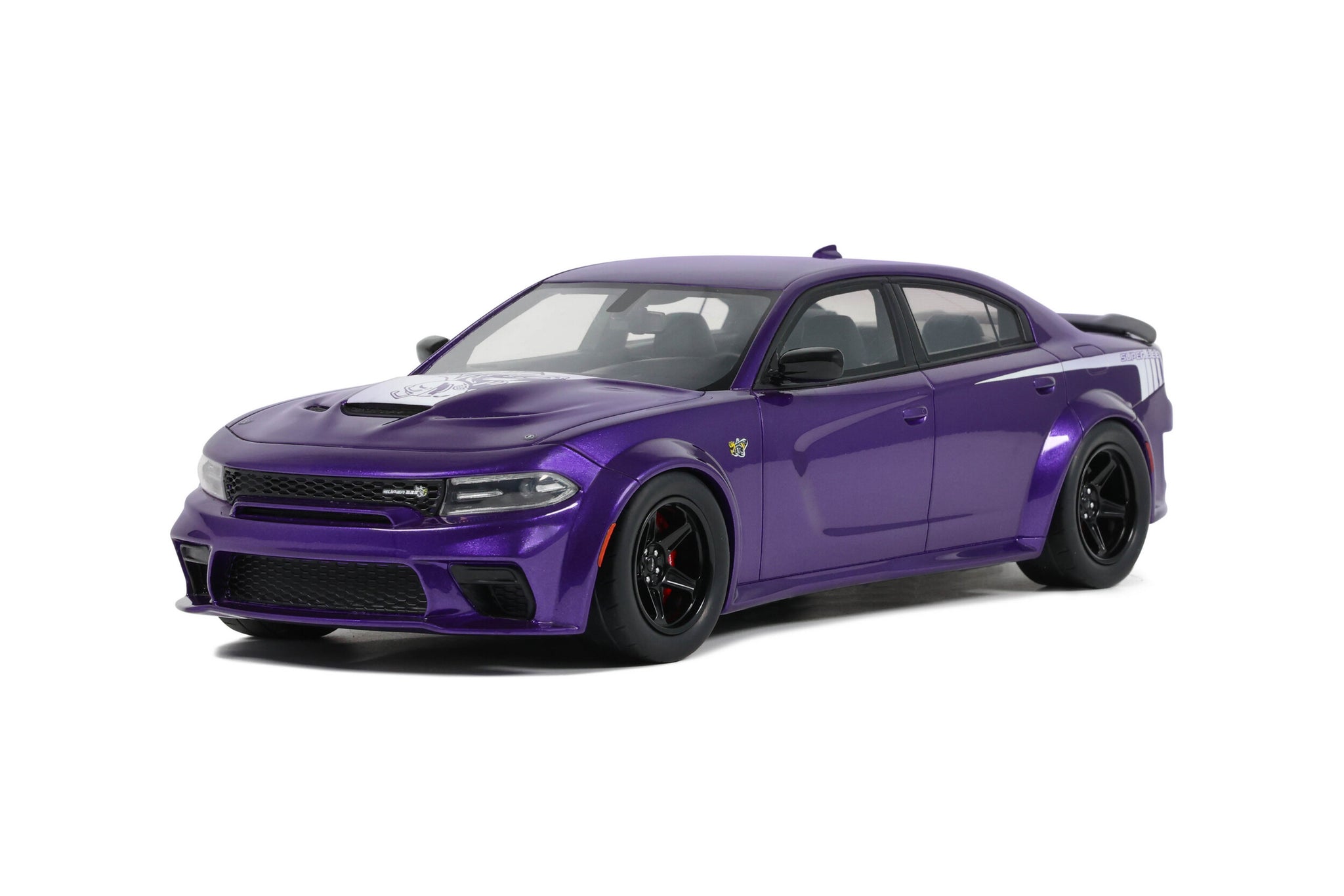 1:18 2023 Dodge Charger Super Bee -- Plum Crazy Purple -- GT Spirit