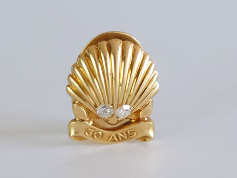 アンティークカルティエブローチセット（1920-1940s サイン入り