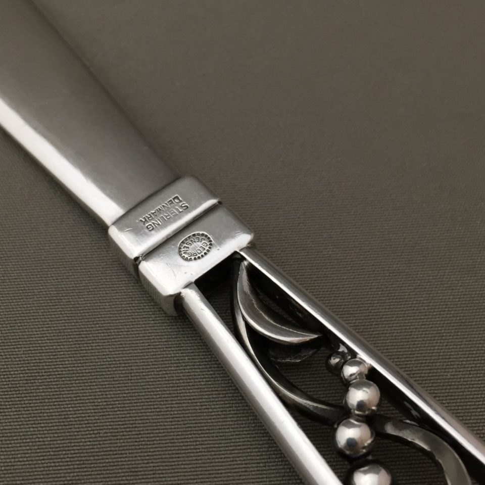 ジョージ・ジェンセン「ペーパーナイフ ”Blossom” 長さ17.5cm