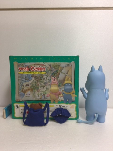 箱入☆ムーミン やわらかムーミンと仲間たち ソフビ人形 20．2cm