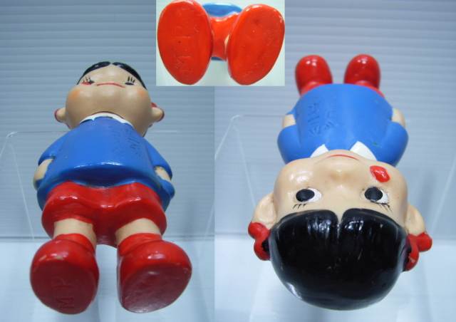 レア☆不二家 幼稚園ペコちゃん ソフビ人形 10．5cm 当時物 企業