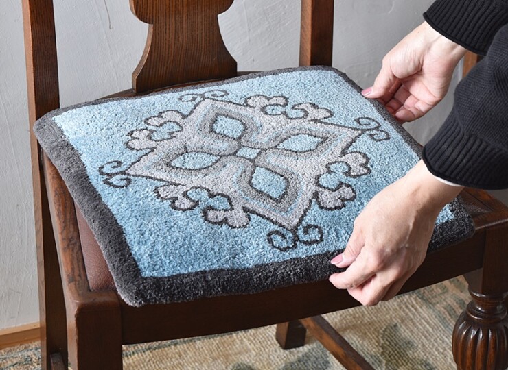 鍋島段通50×50cm 鍋島段通50x50cm 鍋島段通50x50cm 2025年最新】鍋島段