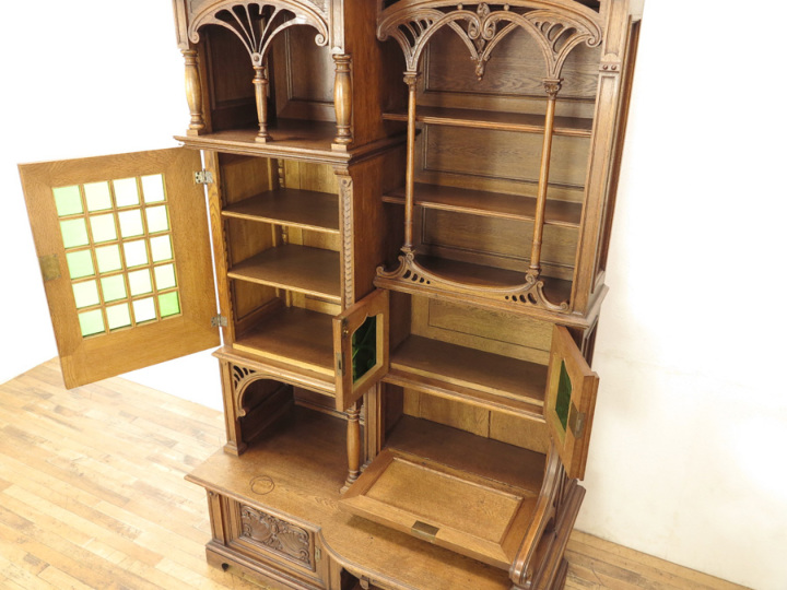 アールヌーヴォー レアスタイル キャビネット63563 アンティーク家具