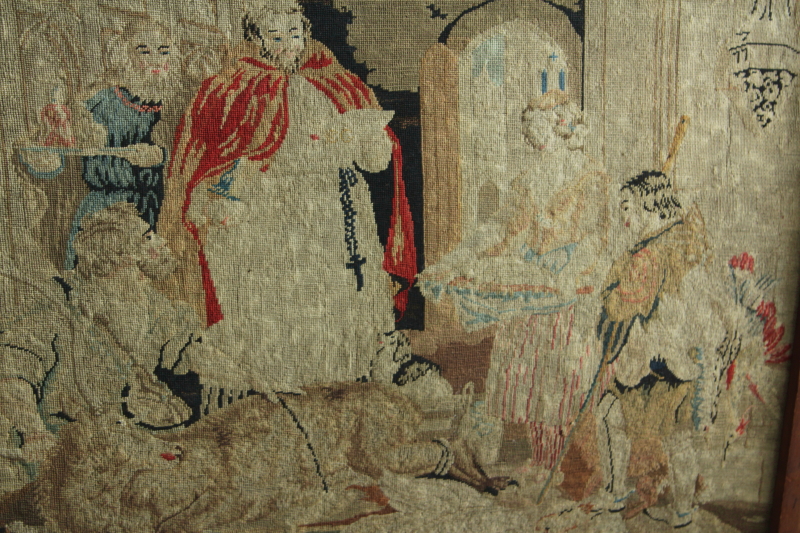 アンティークプチポワン刺繍フレーム オーストリア フランス イギリス