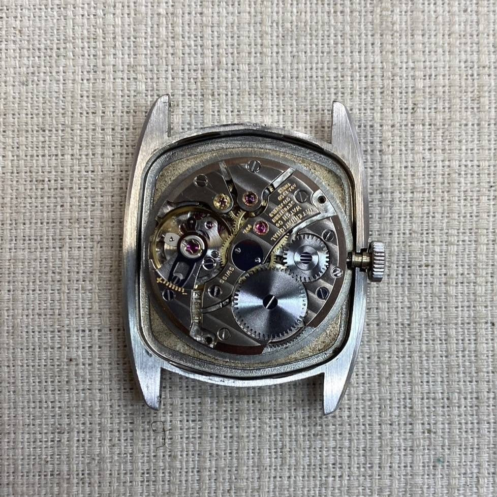 IWC ダヴィンチライン 手巻き SS 純正革ベルト 純正尾錠（SS）ブラック