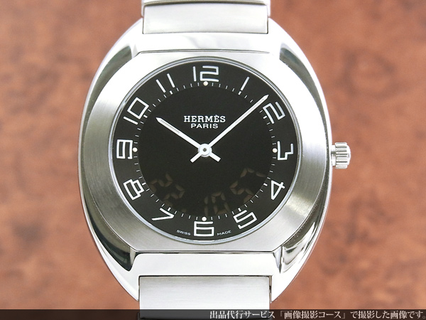 エルメス エスパスES1.710(メンズ) ワンオーナー 美品 クオーツ