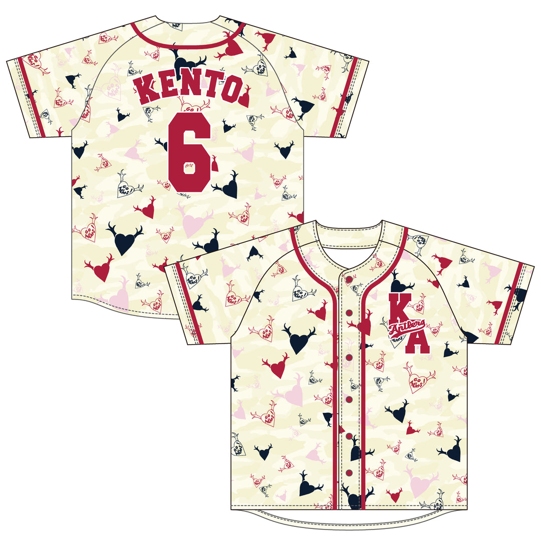 tsuno heart ベースボールシャツ（6三竿） – 鹿島アントラーズFC