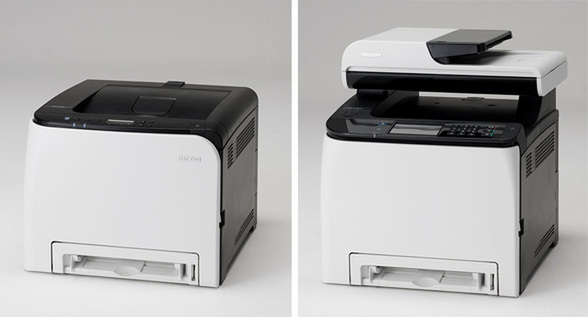 リコー、スマホからも出力可能なカラーレーザープリンター／複合機