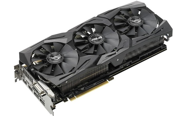 OC仕様のGTX 1080 Tiビデオカード「ROG-STRIX-GTX1080TI-O11G-GAMING