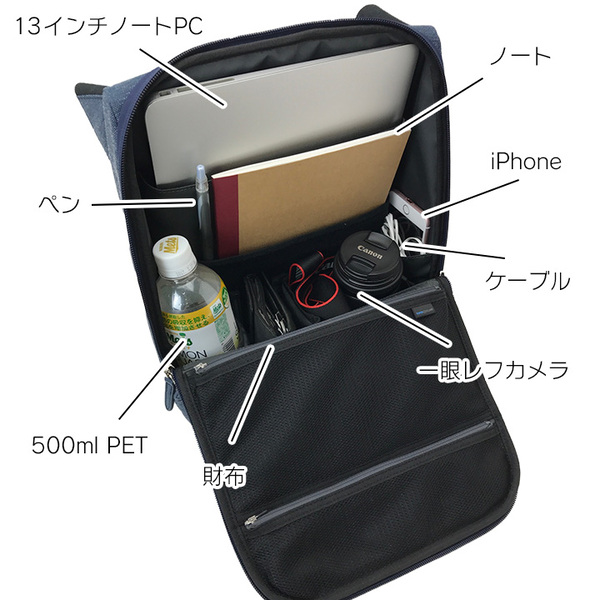 ASCII.jp：『ひらくPCバッグ mini』限定カラー“ネイビー”本日発売！