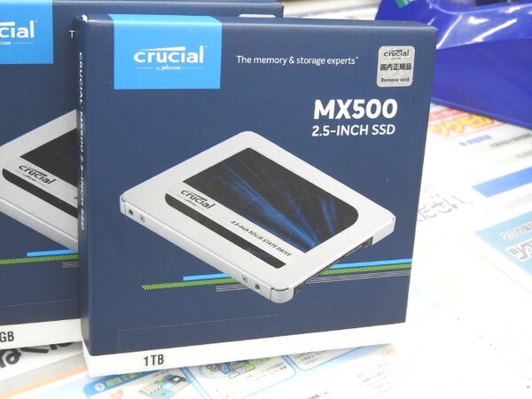 ASCII.jp：Crucialの新型SSD「MX500」シリーズの販売がスタート