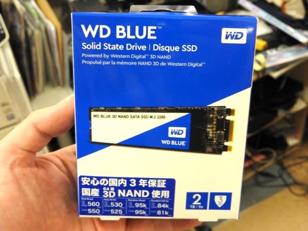 ASCII.jp：2TBのM.2 SSD最安クラスの「WD Blue 3D NAND SATA SSD」が発売