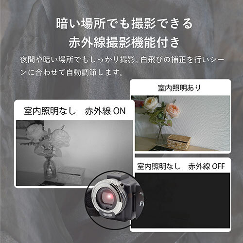 ASCII.jp：赤外線機能付きハンディカメラ「SLI-IHC30C」