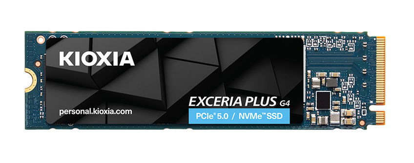 キオクシア、自社フラッシュ採用のPCIe 5.0対応SSD「EXCERIA PLUS G4