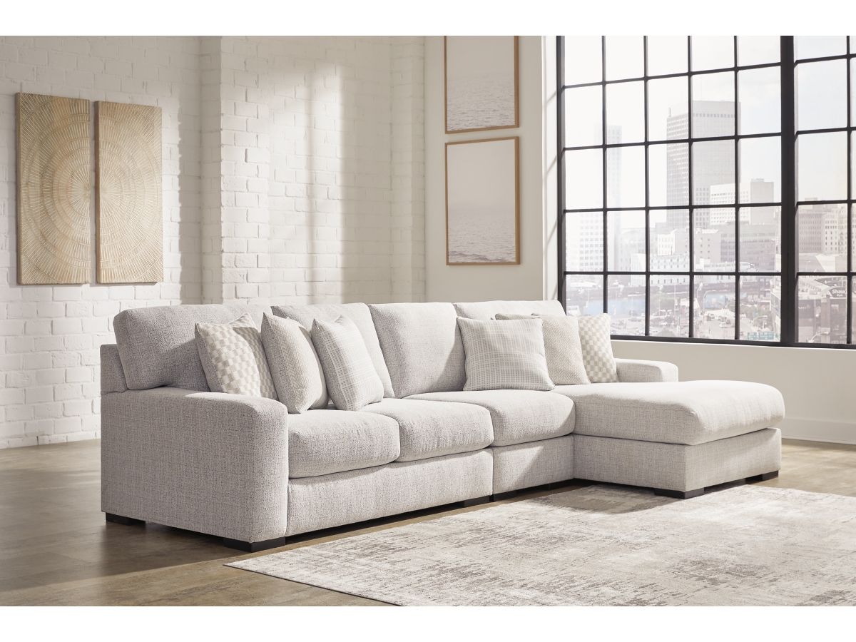 Larce 3-Piece Next-Gen Nuvella™ Performance Fabric Sectional with