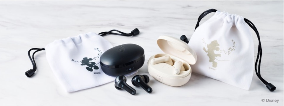 ミッキーとミニーの完全ワイヤレスイヤホン「ディズニーストア