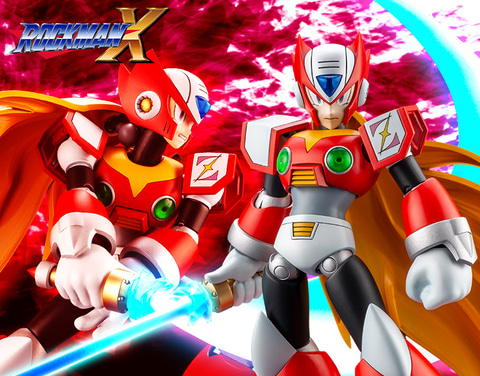 コトブキヤ、「ロックマンX」より「ゼロ」と「ナイトメアVer.」の