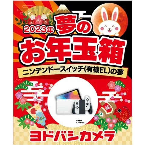 Nintendo SwitchやiPadが登場！ ヨドバシカメラ、「2023年 夢のお年玉