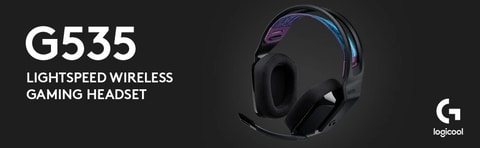 236gの軽量ワイヤレスゲーミングヘッドセット「ロジクール G535」が