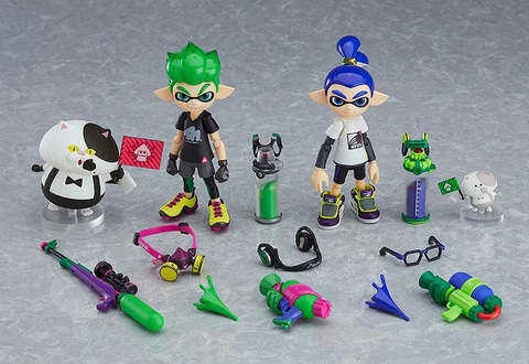 スプラトゥーン」ガールとボーイのアクションフィギュア「figma」が12