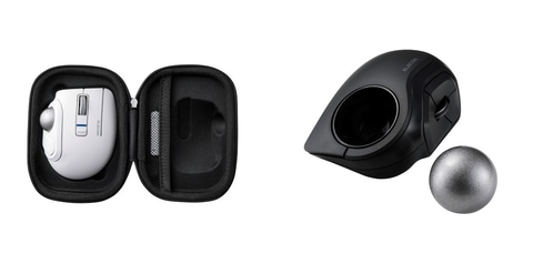 エレコムのトラックボールマウス「bitra」が小型化＆マルチ接続に対応