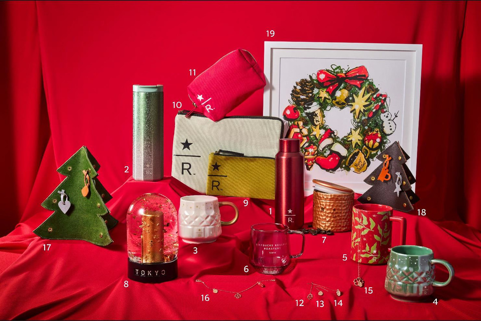 スターバックス リザーブ ロースタリー 東京、ホリデーデザインの