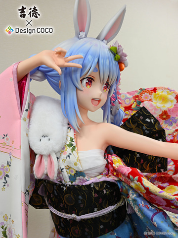 吉徳×デザインココ ホロライブ 兎田ぺこら -#全人類兎化計画- 日本人形