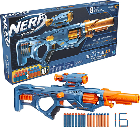 トイガン「ナーフエリート2.0イーグルポイントRD-8」がAmazon