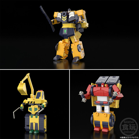 食玩「SMP 勇者警察ジェイデッカー」第3弾は「ビルドタイガー」と