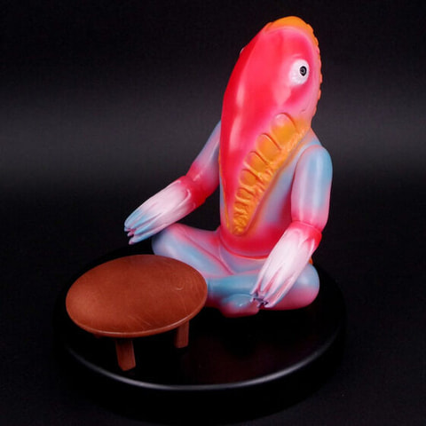 ウルトラセブン」に登場するウルトラセブンや怪獣たちが昭和レトロ