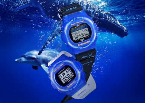 G-SHOCKとBABY-Gの海洋コラボ新作、イルカ・クジラ、サンゴ - Impress