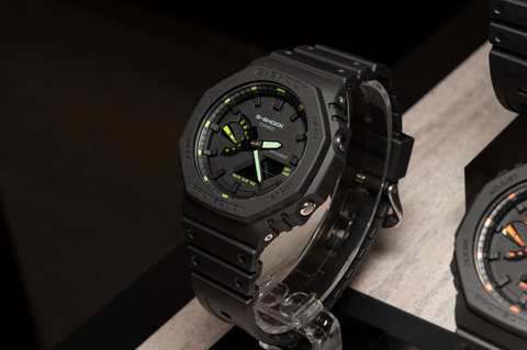 G-SHOCK、マットブラック×ネオンカラーのGA-2100 - Impress Watch
