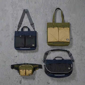 PORTER、異なる質感・カラーのナイロン素材を組み合わせた「HYPE